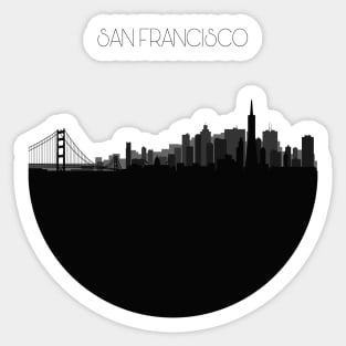 San Francisco Skyline V2 Sticker